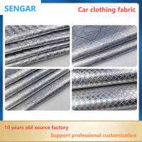 Tissu imperméable de couverture de voiture de tissu d'auvent de tente extérieure de tissu durable et élégant de couverture de voiture de PEVA