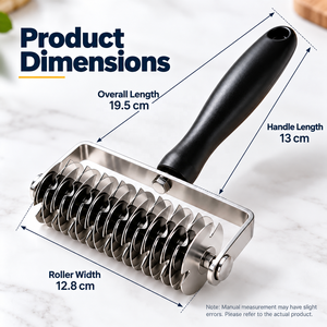 Rodillo Perforador de Masa de Pizza de Acero Inoxidable, Herramienta para Hacer Rejillas de Masa y Cubrir Tartas - Product Image 5