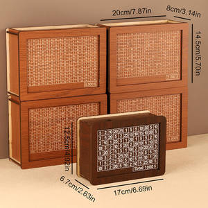Tirelire personnalisée en bois avec chiffres, boîte de rangement pour économies, décoration d'intérieur - Product Image 6