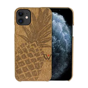 Eco-friendly In Legno Sughero Accessori Del Telefono Mobile per il iPhone X per il iPhone 7 Unico di Stampa Cassa Del Telefono di Legno per Apple