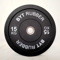 Plaques de musculation en acier et caoutchouc avec logo personnalisé, 5 kg à 25 kg, pour la compétition CPU