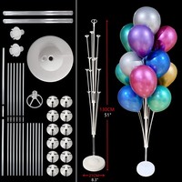 Support de ballons en forme d'arbre en plastique pour décoration extérieure de fête d'anniversaire, mariage, baby shower - 7/13/19