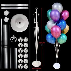 7/13/19 Tubes ballons <span class=keywords><strong>support</strong></span> porte-ballon forme d'arbre en plastique fête d'anniversaire mariage bébé douche décoration extérieure <span class=keywords><strong>Support</strong></span> - Product Image 2