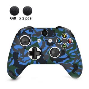 Funda protectora de silicona para controlador y empuñaduras de pulgar para <span class=keywords><strong>Xbox</strong></span> <span class=keywords><strong>One</strong></span> S Soft Shell Skin Case Thumbstick Joystick Cover - Product Image 2