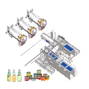 Machine de mise en conserve industrielle de stérilisation des aliments en conserve