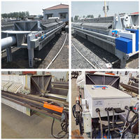 Presse à filtre automatique à chambre pour moulin à huile, presse à filtre à diaphragme automatique pour huile et argile, machine de filtration pour le traitement des eaux usées