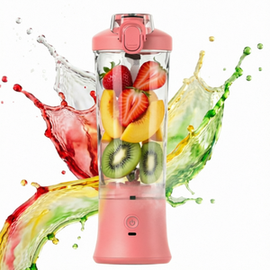 Household Small Electric <b>Juice</b> <b>Extractor</b> Portable Blender USB Rechargeable Blender Cup for Fresh Fruit Vegetable Smoothie Drinks - Product Image 1