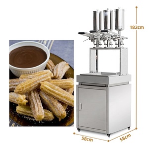 Machine à <span class=keywords><strong>churros</strong></span> électrique 5L pour boulangerie/snack-bar, machine à <span class=keywords><strong>churros</strong></span> pour usage domestique, machine à <span class=keywords><strong>churros</strong></span> espagnole et <span class=keywords><strong>friteuse</strong></span> cylindrique - Product Image 4