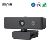 Cámara de Videoconferencia 4K con MJPEG YUV, Enfoque Automático, Micrófonos Dobles Integrados, Reducción de Ruido por IA, Cubierta de Privacidad, Cámara Web para Streaming
