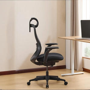 จัดส่งฟรีเฟอร์นิเจอร์สำนักงานที่เท้าแขน3D หรูหราพนักพิงสูงหลังผู้บริหารผ้าตาข่ายมีพนักพิงศีรษะ - Product Image 2