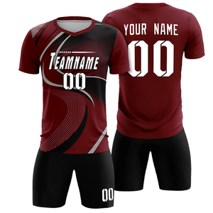 Maglia da Calcio Personalizzata Leggera e Traspirante 100% Poliestere Unisex per Tutte le Stagioni Abbigliamento Sportivo OEM ODM - Product Image 2