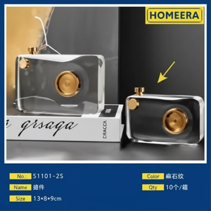 Commercio all'ingrosso 10 pz scatola di 13x8x9cm espositori decorativi accessori per la decorazione della casa in colore campione - Product Image 1