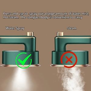 Plancha de Vapor para Ropa Dos en Uno, Portátil y Plegable, Plancha Eléctrica de Mano, Pequeña Plancha Doméstica para Planchado en Seco y Húmedo - Product Image 5