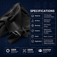 Tela TPU con Recubrimiento para Relleno de Equipos de Protección, Material Compuesto Impermeable, Forro Interior Suave, Seguridad Deportiva