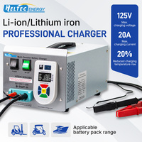 Chargeur de batterie multifonction réglable Heltec Energy 125V 20A/125V 30A/60V 30A avec charge intelligente LFP Li-ion