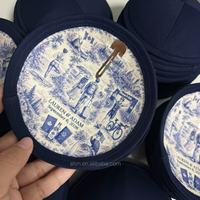 Kippa de luxe personnalisée avec logo brodé – Chapeau religieux juif pour cérémonie de mariage – Cadeau Judaica de haute qualité