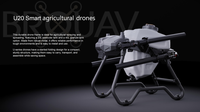 Drone agricole en promotion avec pompe, réservoir de 20 L, châssis en alliage d'aluminium pour pulvérisation agricole de précision, haute productivité et respectueux de l'environnement