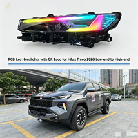 Kit de conversion pour pick-up : Systèmes d'éclairage, phares LED RGB avec logo GR pour Hilux Travo 2026 (de basse à haute gamme)