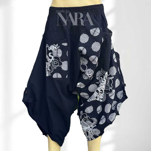 Pantalones informales para hombre, diseño torcido de flecha inspirado en samurái, cintura elástica, 100% algodón, tela de lona ligera, calle transpirable - Product Image 6