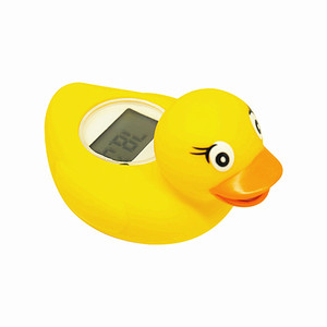 Mini termómetro digital inalámbrico inteligente para baño de ducha para niños, herramienta doméstica de plástico en forma de pato para niños y bebés - Product Image 2