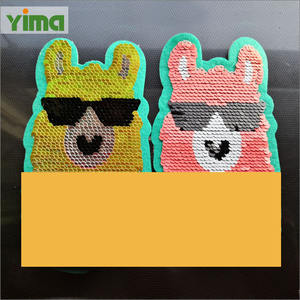 En la etiqueta de la ropa Lentejuelas Fpatch Badgech Hierro Venta al por mayor Bordado personalizado Tigre Unicornio Tela 3D PVC OEM Parches Fieltro 100 piezas - Product Image 2