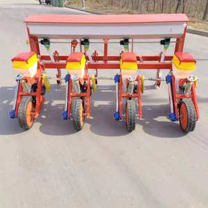Semoir YHRT YHRT-01 à deux rangs pour maïs et haricots, sans labour, avec disques, boîte de vitesses motorisée et canaux indépendants de semis et d'engrais - Product Image 1