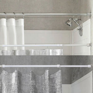 Moderne pour <span class=keywords><strong>Amazon</strong></span> <span class=keywords><strong>Tringle</strong></span> à <span class=keywords><strong>rideau</strong></span> de bain sans trou <span class=keywords><strong>Tringle</strong></span> à suspendre les vêtements en fer télescopique <span class=keywords><strong>Tringle</strong></span> de support de porte et de fenêtre avec style - Product Image 6