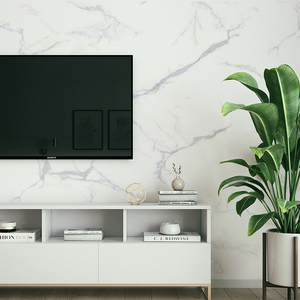 Pannello Murale in PVC UV Effetto Marmo Lucido Impermeabile per Rivestimento a Incollaggio, Lunga Durata, Spessore 2.5, 2.8, 3mm - Vendita all'Ingrosso - Product Image 3