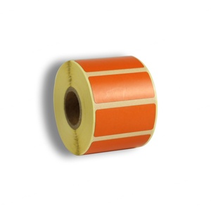 Etiquetas de Papel Térmico Personalizadas con Marca Privada, Rollo de Etiquetas para Embalaje de Ropa, Impresión en Negro, Etiquetas con Código de Barras y Precio - Product Image 1