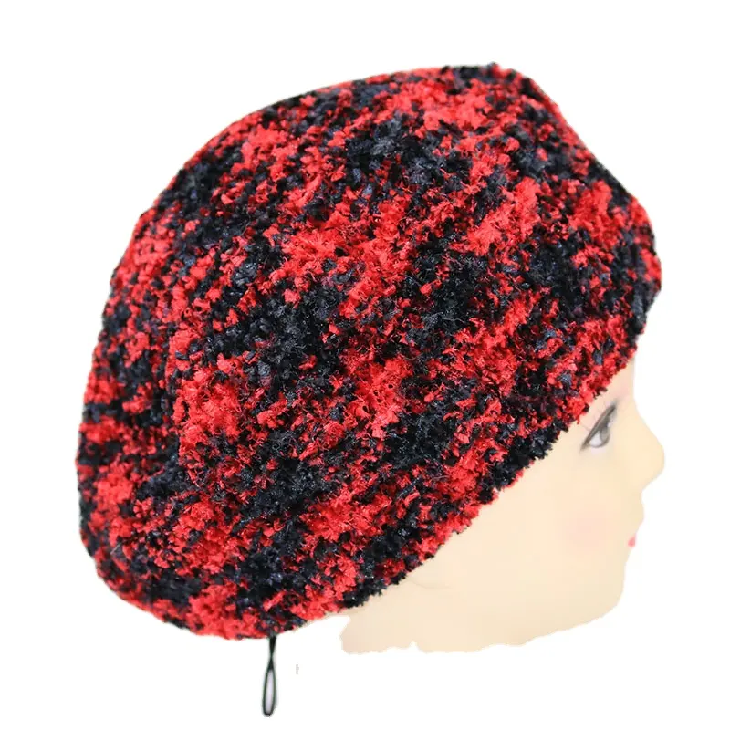 Topi Baret Rajutan Wanita Yahudi Topi Baret Chenille