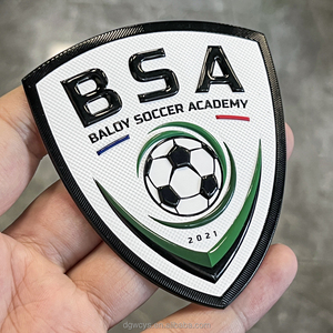 Parches Mayoristas de Moda Personalizados Termoadhesivos en Relieve para Copa de Fútbol, Logotipos 3D de TPU para Clubes Deportivos para Camisetas - Product Image 3