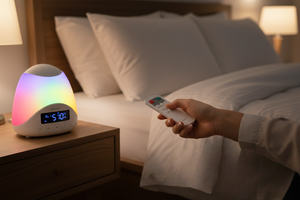 Machine à sons relaxants rechargeable pour bébés et adultes avec télécommande, service OEM ODM - Product Image 4