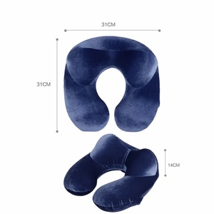 Almohada de Viaje en Forma de U para Avión, Inflable, Accesorios para el Cuello, Cómoda para Dormir, Textil para el Hogar, Venta al Por Mayor, Dropship - Product Image 4