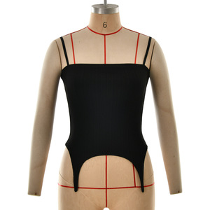 Camiseta sin mangas de color liso para mujer, diseño sin espalda, ajuste ceñido, estilo urbano, moda, origen Yiwu FDC2117 - Product Image 5