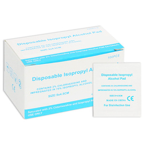Tampons de préparation à l'alcool 75% certifiés CE <span class=keywords><strong>Lingettes</strong></span> jetables stériles pour équipement médical et tatouage - Product Image 4