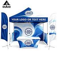 Parois latérales pour auvent 10x10 pieds, tente de salon professionnelle, imperméable, structure en acier, couleur personnalisée, auvent pop-up pour activités, publicité intérieure/extérieure