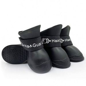 Chaussures imperméables antidérapantes écologiques en caoutchouc pour chiens et chats, bottes de pluie d'extérieur, couvre-pattes souples couleur bonbon, portables - Product Image 5