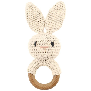 Anneau de dentition sensoriel en silicone souple, sans BPA, écologique, de qualité alimentaire, pour autisme, motif étoile de dessin animé, hochet animal - Product Image 1