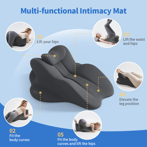 Coussin de lit ergonomique détachable pour couples, soutien corporel, repose-jambes, coussin de lecture et d'<span class=keywords><strong>aide</strong></span> sexuelle - Product Image 4