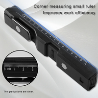 Lampe mécanique à LED magnétique multifonctionnelle avec règle pour atelier de réparation de voiture Lampe de travail COB rechargeable pliable