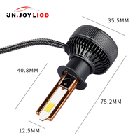 Ampoule de phare LED H1 sans erreur Canbus 70W 6700LM 6500K Blanc Plug & Play Remplacement de phare automobile