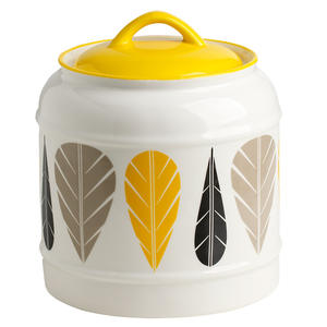 Bocaux <span class=keywords><strong>de</strong></span> cuisine en céramique au design moderne personnalisé couvercle scellé pour thé lait en poudre café collations chili saindoux stockage <span class=keywords><strong>de</strong></span> bijoux - Product Image 5