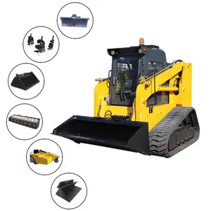 Produttore compact track loader 100hp skidsteer nuovo skid steer con centinaia di accessori