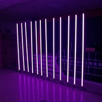 Barre lumineuse LED linéaire RGB numérique DMX à pixels adressables SMD5050 programmable en couleur pleine
