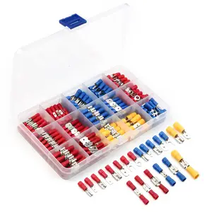 280/373 pièces borne à sertir assortie Kit de connecteur de câble de fil électrique pince à sertir isolée mâle femelle outils de sertissage