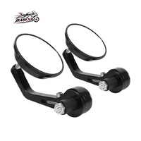 Rétroviseurs latéraux universels pour moto de haute qualité 7/8 pouces, style Cafe Racer, en alliage d'aluminium