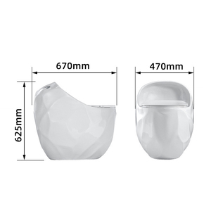 Tarpul Trắng Gốm Vàng Fram nhà vệ sinh kép Flush mở rộng tích hợp cấu trúc tầng nhà vệ sinh nhà vệ sinh khách sạn vệ sinh nhà vệ sinh - Product Image 5