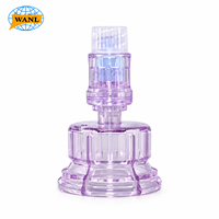 Adaptateur de flacon sans aiguille 16-20 mm, connecteur de transfert de médicament avec capuchon de protection pour usage médical en perfusion