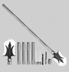 Pala plegable portátil de acero de alto manganeso para acampar al aire libre, herramientas tácticas multifuncionales para el hogar y el jardín de supervivencia - Product Image 2