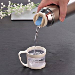 Nouveauté : Thermos isotherme en acier inoxydable à double paroi de 400 ml, forme balle, avec logo personnalisé - Product Image 5